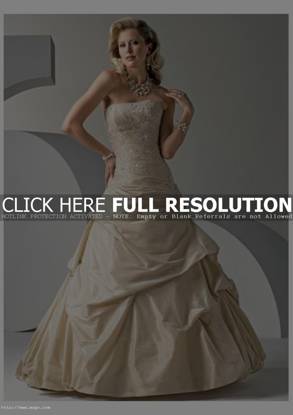 cheap wedding dresses2 Amazing Strapless Wedding Dresses   Wedding Ideas