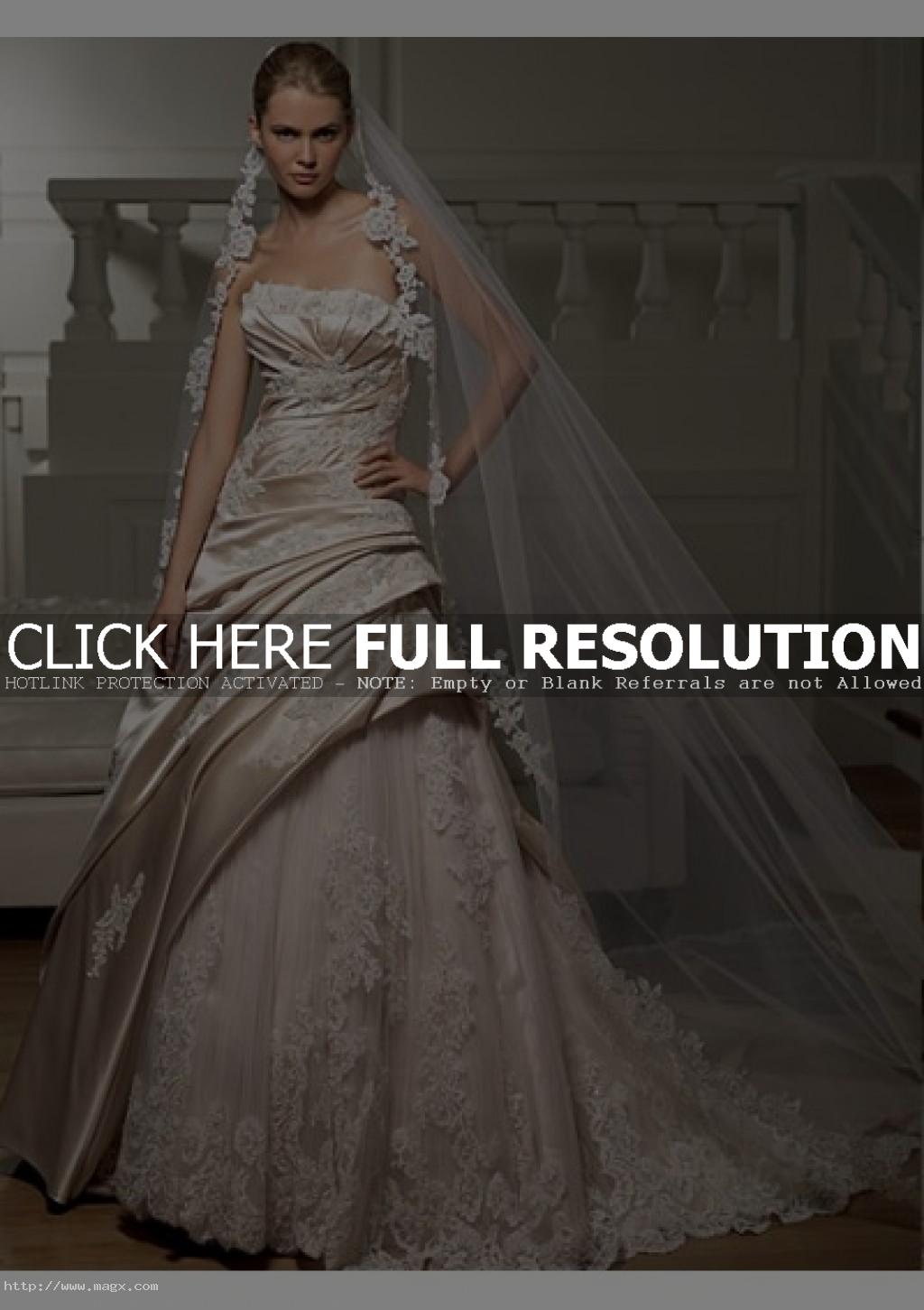 cheap wedding dresses23 Amazing Strapless Wedding Dresses   Wedding Ideas