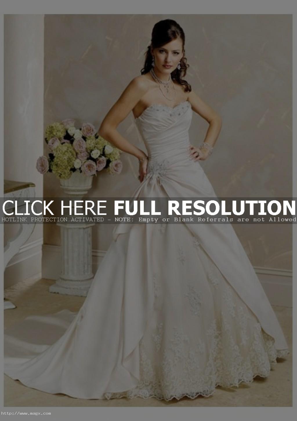 cheap wedding dresses24 Amazing Strapless Wedding Dresses   Wedding Ideas