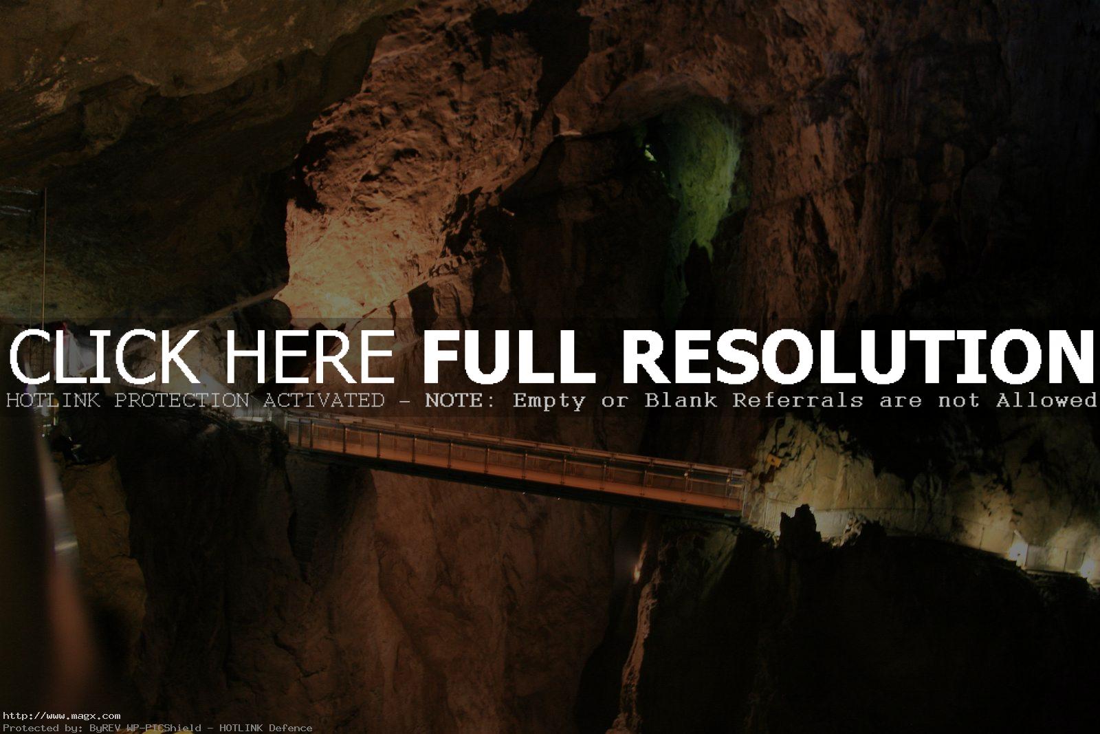 skocjan caves Bridge Inside Skocjan Caves, Slovenia
