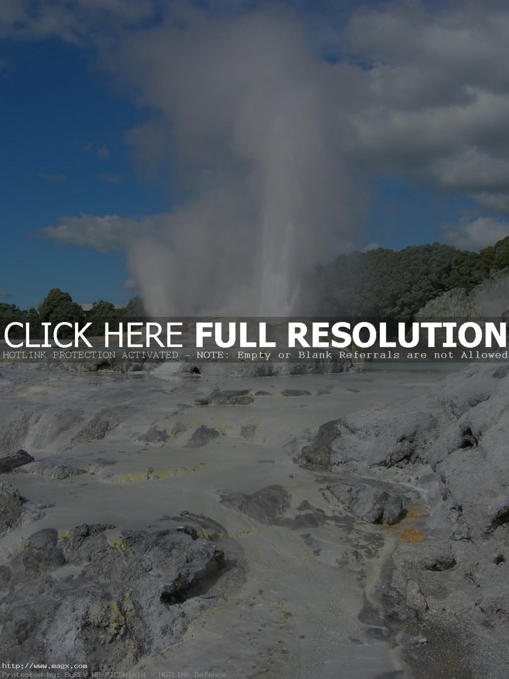 te puia Geothermal Geyser Te Puia, New Zealand