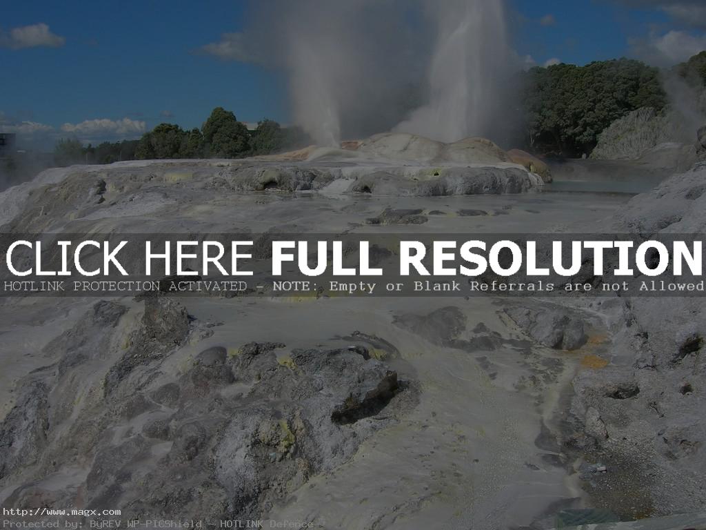 te puia1 Geothermal Geyser Te Puia, New Zealand