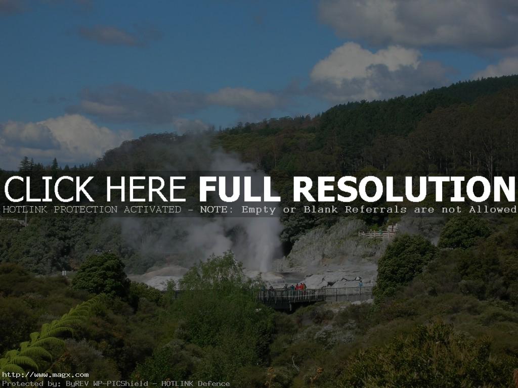 te puia6 Geothermal Geyser Te Puia, New Zealand