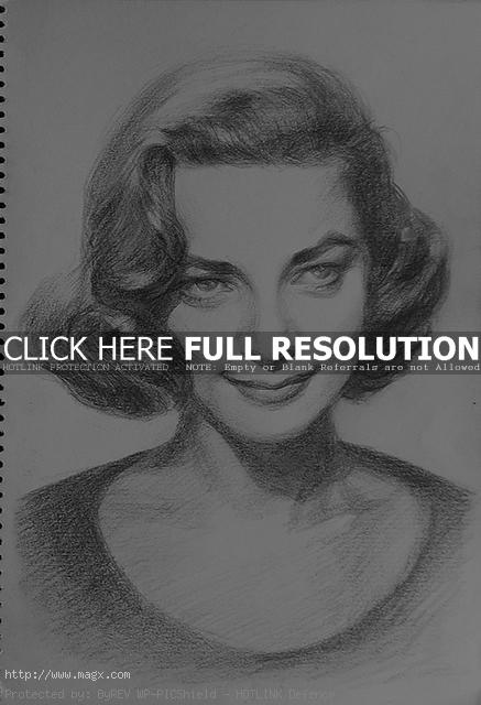 pencil drawings6 Cool Pencil Portrait Drawing