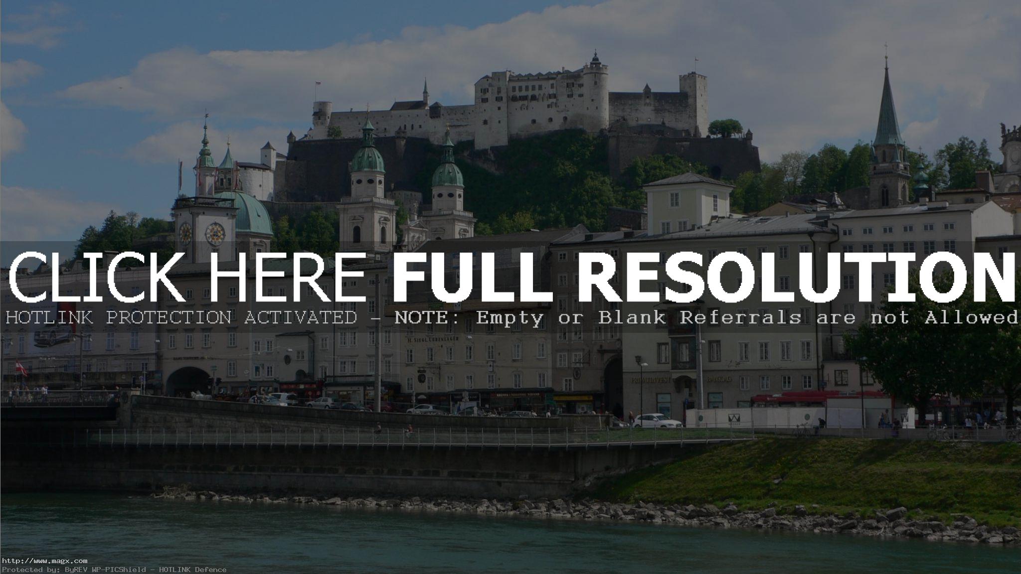 high salzburg fortress Magnificent High Salzburg Fortress Dominates the City