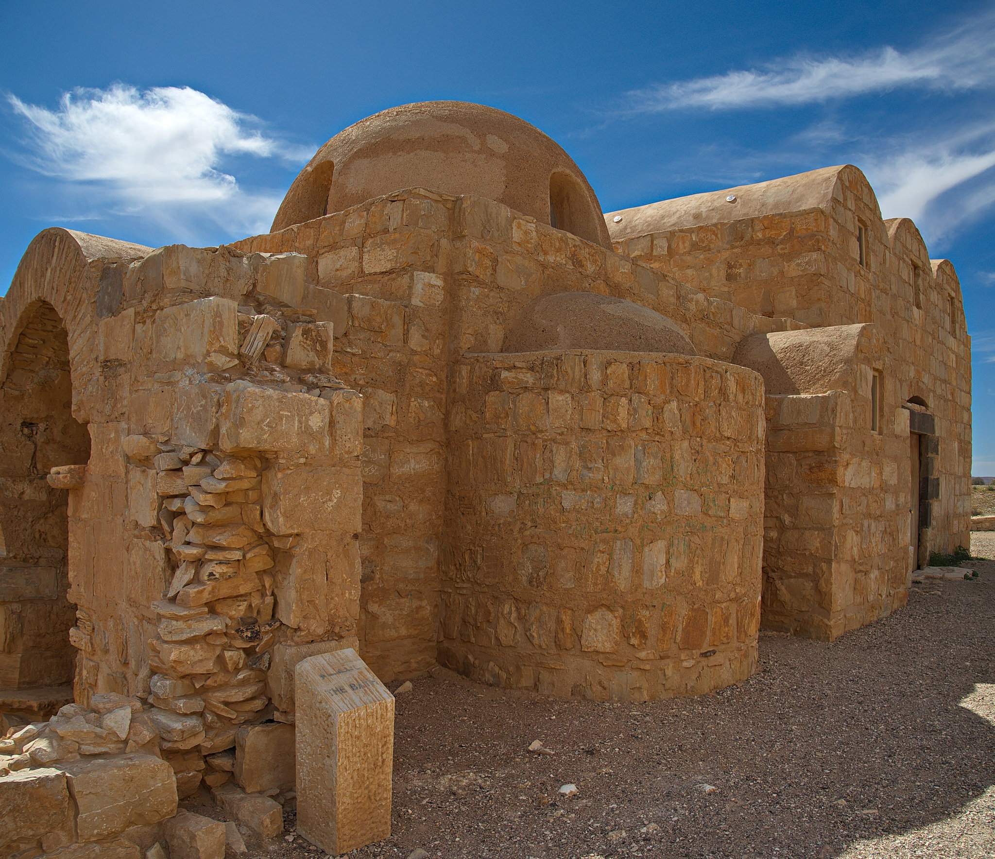 quseir amra9 Quseir Amra Desert Castle in Jordan