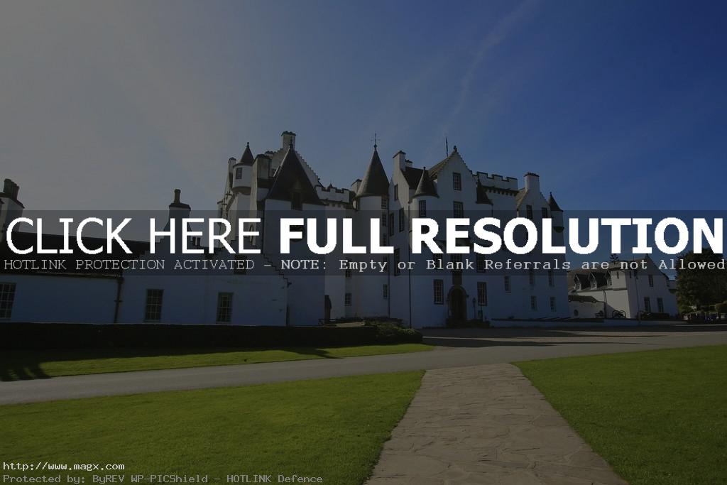 blair castle Scottish Blair Castle with Gardens