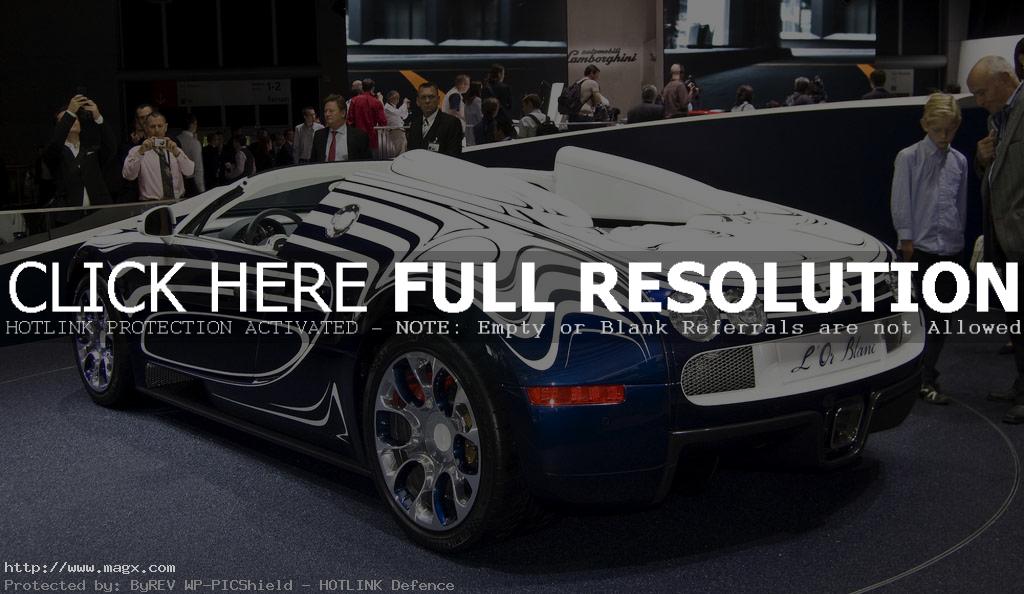 bugatti veyron5 Bugatti Veyron Grand Sport LOr Blanc with Porcelain Elements
