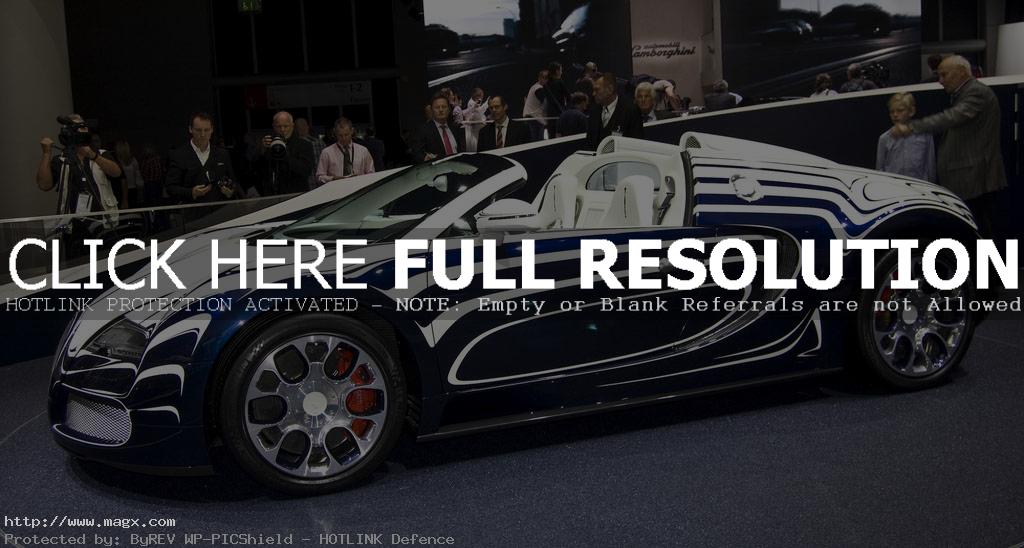 bugatti veyron6 Bugatti Veyron Grand Sport LOr Blanc with Porcelain Elements