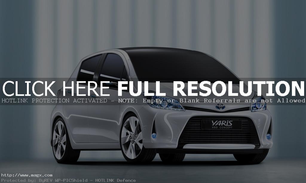 toyota yaris hsd New Toyota Yaris HSD Concept