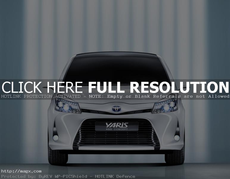toyota yaris hsd7 New Toyota Yaris HSD Concept