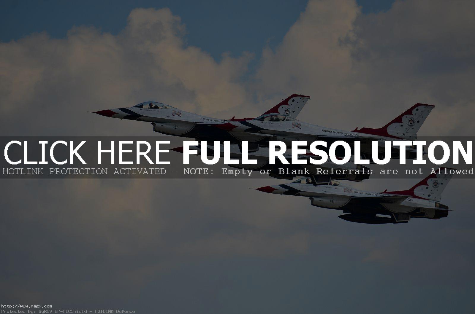 air force thunderbirds7 U.S. Air Force Thunderbirds at AAS 2015